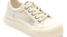 Pantofi sport GRYXX albi, C1158, din material textil