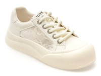 Pantofi sport GRYXX albi, C1158, din material textil - 1