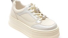 Pantofi sport GRYXX albi, XC0052, din piele naturala