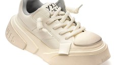 Pantofi sport GRYXX albi, Y003, din piele naturala