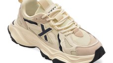 Pantofi sport GRYXX albi, Y508, din material textil si piele naturala