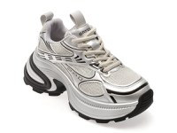 Pantofi sport GRYXX argintii, 1199, din material textil - 1