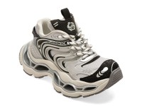 Pantofi sport GRYXX argintii, 1478A, din piele ecologica - 1