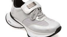 Pantofi sport GRYXX argintii, 20917, din piele naturala