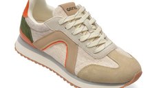 Pantofi sport GRYXX bej, 24294, din material textil si piele naturala
