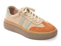 Pantofi sport GRYXX bej, BL5754, din piele intoarsa - 1