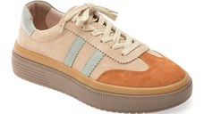 Pantofi sport GRYXX bej, BL5754, din piele intoarsa