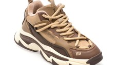 Pantofi sport GRYXX bej, F8930, din piele naturala