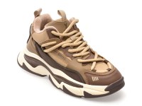 Pantofi sport GRYXX bej, F8930, din piele naturala - 1