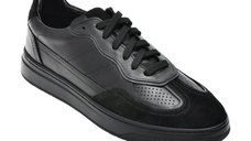 Pantofi sport GRYXX BF040 negri din piele naturala pentru barbati