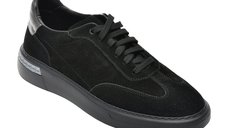 Pantofi sport GRYXX BF048 negri din piele intoarsa pentru barbati