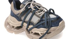 Pantofi sport GRYXX bleumarin, 30597, din material textil si piele naturala