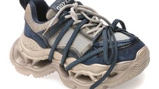 Pantofi sport GRYXX bleumarin, 30597, din material textil si piele naturala
