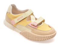Pantofi sport GRYXX galbeni, 22991, din material textil - 1