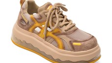 Pantofi sport GRYXX galbeni, 5S137, din material textil