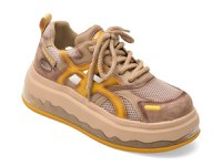 Pantofi sport GRYXX galbeni, 5S137, din material textil - 1
