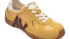 Pantofi sport GRYXX galbeni, C61203, din piele intoarsa