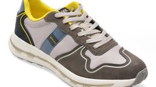 Pantofi sport GRYXX gri, 30160, din material textil si piele naturala