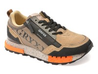 Pantofi sport GRYXX gri, 6013, din material textil si piele naturala - 1