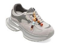 Pantofi sport GRYXX gri, 9052, din nabuc - 1