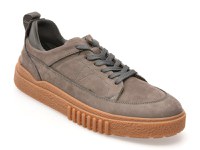 Pantofi sport GRYXX gri, M7609, din nabuc - 1
