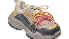 Pantofi sport GRYXX gri, model 22681, din material textil si piele naturala