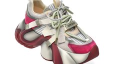 Pantofi sport GRYXX gri model 5822 din material textil si piele naturala