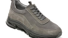 Pantofi sport GRYXX gri, MS2001, din nabuc
