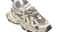Pantofi sport GRYXX gri, Y507, din material textil si piele naturala