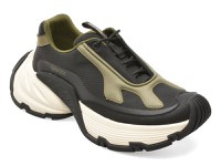 Pantofi sport GRYXX kaki, 1230, din material textil - 1