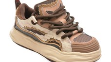 Pantofi sport GRYXX maro, 25081, din piele naturala