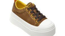 Pantofi sport GRYXX maro 2602 din piele intoarsa pentru femei