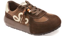 Pantofi sport GRYXX maro, 6812, din piele ecologica