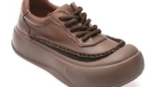 Pantofi sport GRYXX maro, 8112, din piele naturala