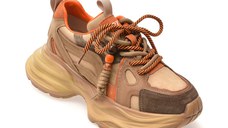 Pantofi sport GRYXX maro, 8663, din piele naturala