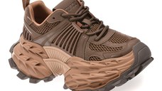 Pantofi sport GRYXX maro, 8951A, din material textil si piele naturala