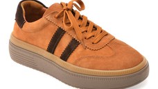 Pantofi sport GRYXX maro, BL5754, din piele intoarsa