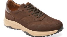 Pantofi sport GRYXX maro, BS1010, din nabuc