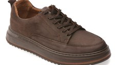 Pantofi sport GRYXX maro, BS4150, din nabuc