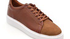 Pantofi sport GRYXX maro, M7162, din piele naturala