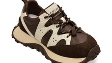 Pantofi sport GRYXX maro, model 2972 din piele ecologica pentru femei