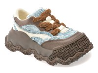 Pantofi sport GRYXX maro, S6101, din material textil si piele naturala - 1