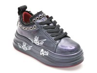 Pantofi sport GRYXX mov, 165, din piele naturala lacuita - 1