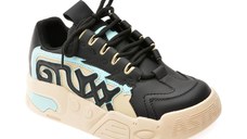 Pantofi sport GRYXX negri, 10201, din piele naturala