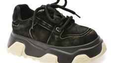 Pantofi sport GRYXX negri, 1063, din piele intoarsa