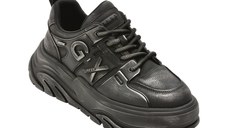 Pantofi sport GRYXX negri, 11028, din piele naturala