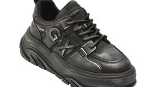 Pantofi sport GRYXX negri, 11028, din piele naturala