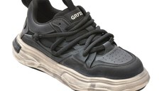 Pantofi sport GRYXX negri, 1288, din piele naturala