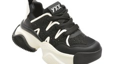 Pantofi sport GRYXX negri, 230918, din piele naturala