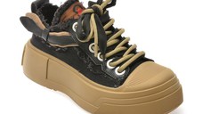 Pantofi sport GRYXX negri, 240004, din material textil
